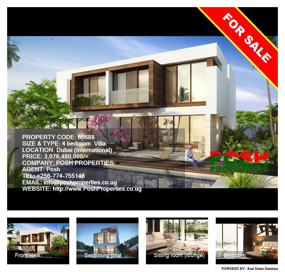 4 bedroom Villa  for sale in Dubai International Uganda, code: 60688