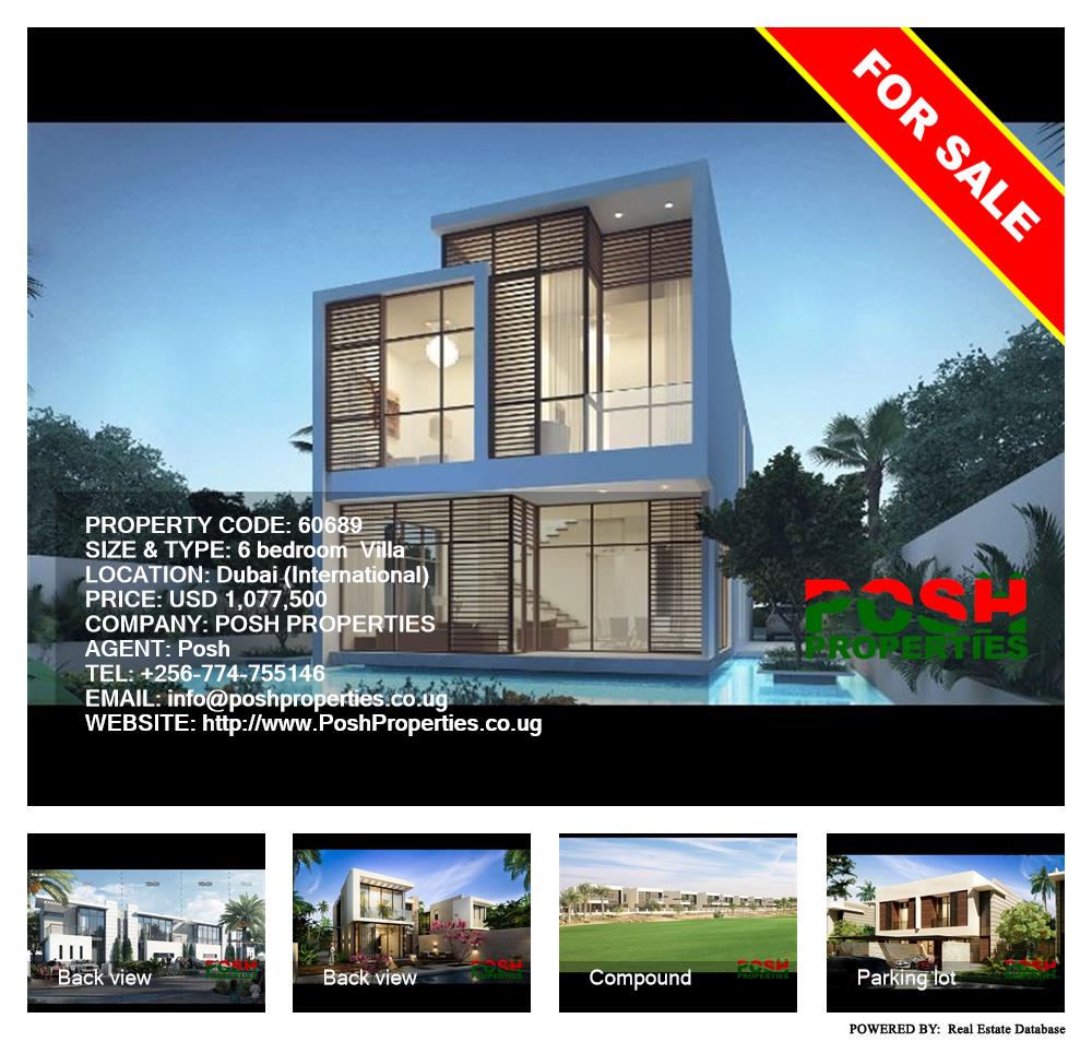 6 bedroom Villa  for sale in Dubai International Uganda, code: 60689