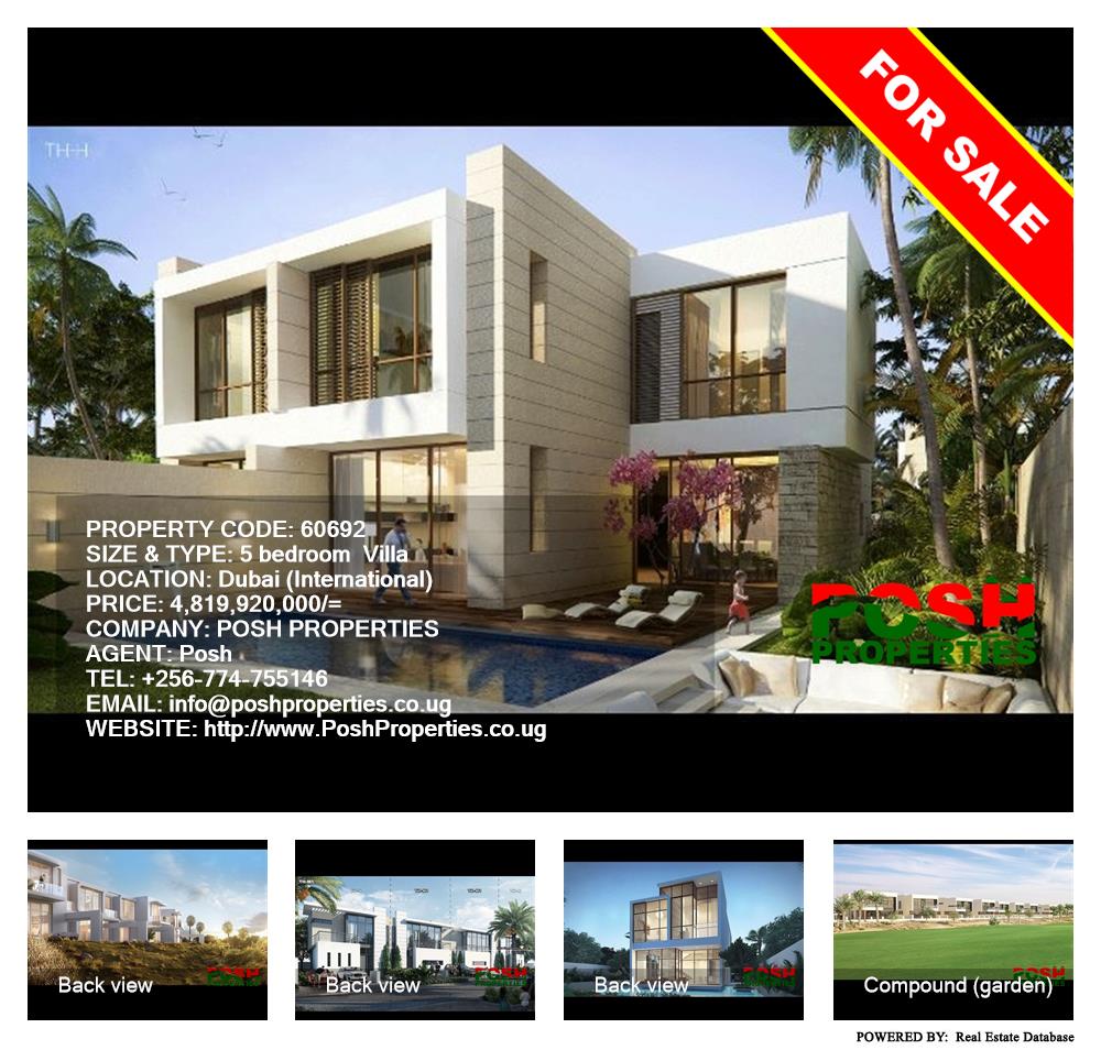 5 bedroom Villa  for sale in Dubai International Uganda, code: 60692