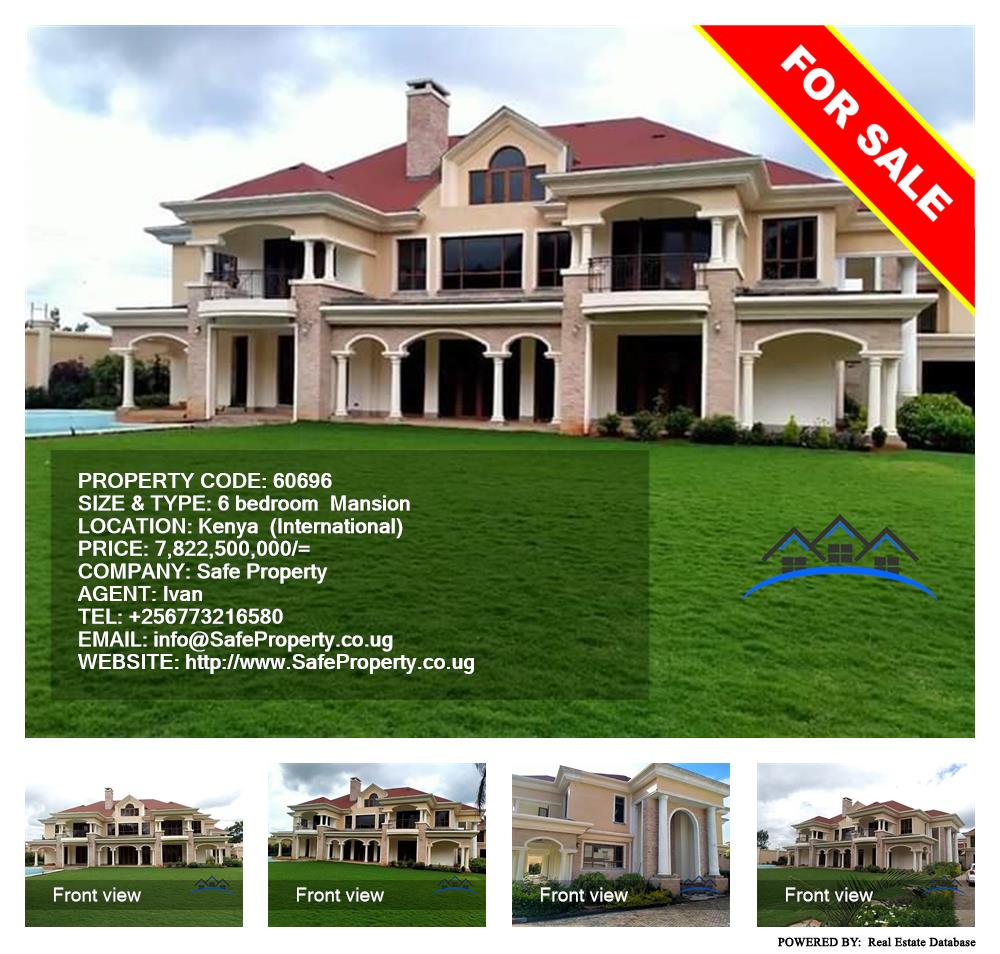 6 bedroom Mansion  for sale in Kenya International Uganda, code: 60696