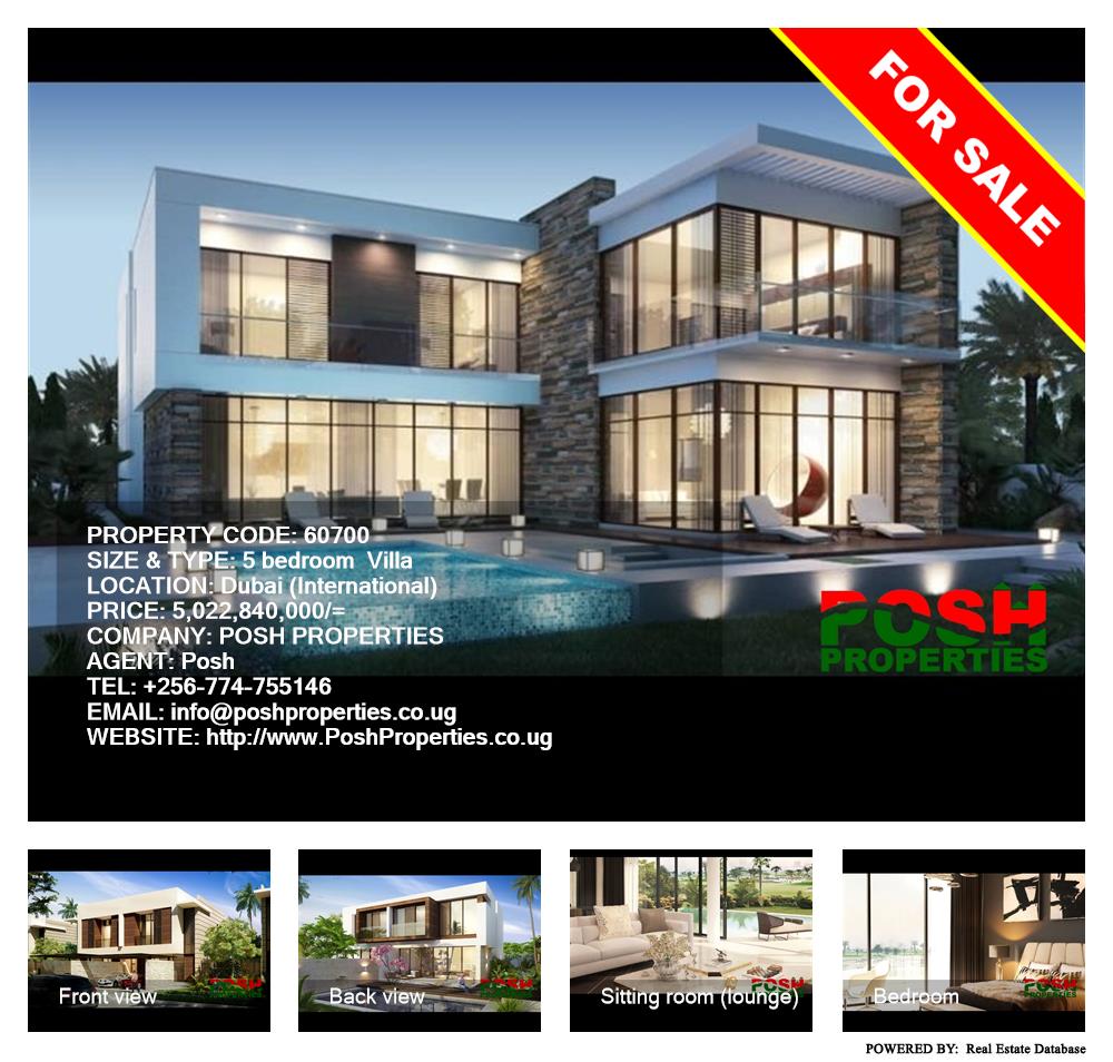 5 bedroom Villa  for sale in Dubai International Uganda, code: 60700