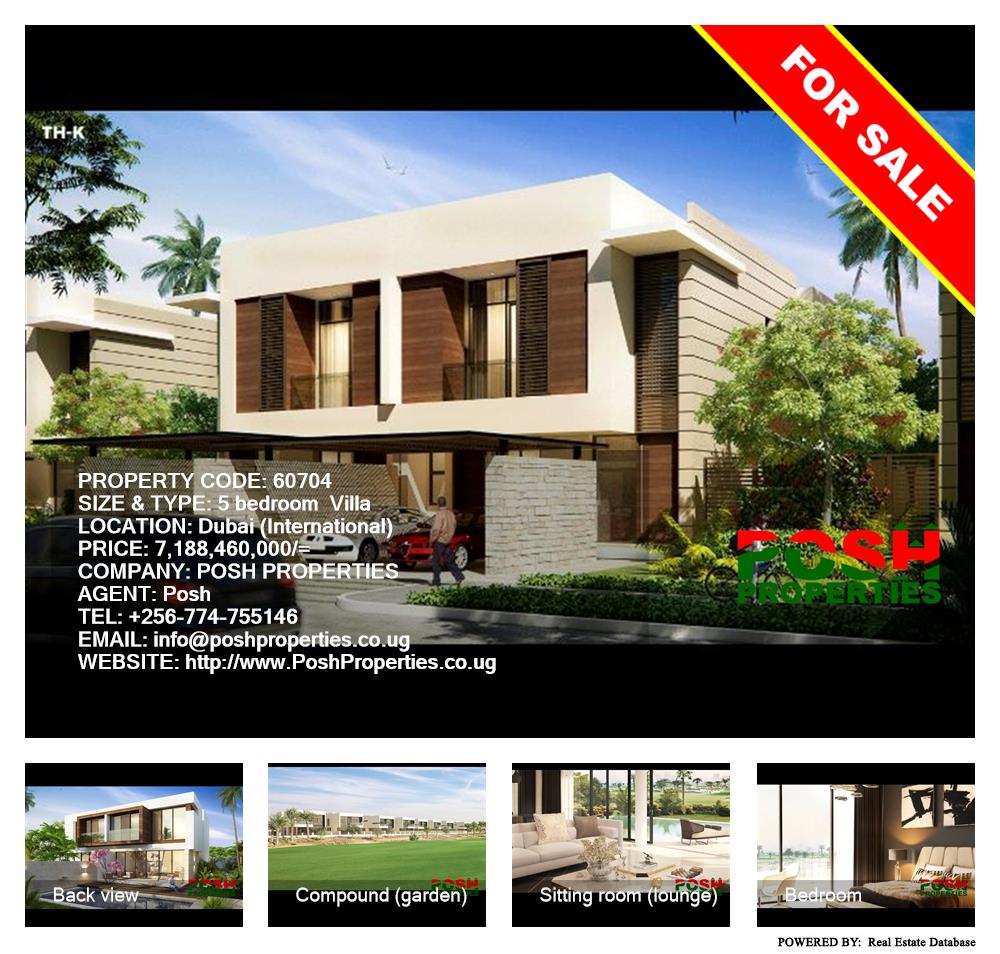 5 bedroom Villa  for sale in Dubai International Uganda, code: 60704