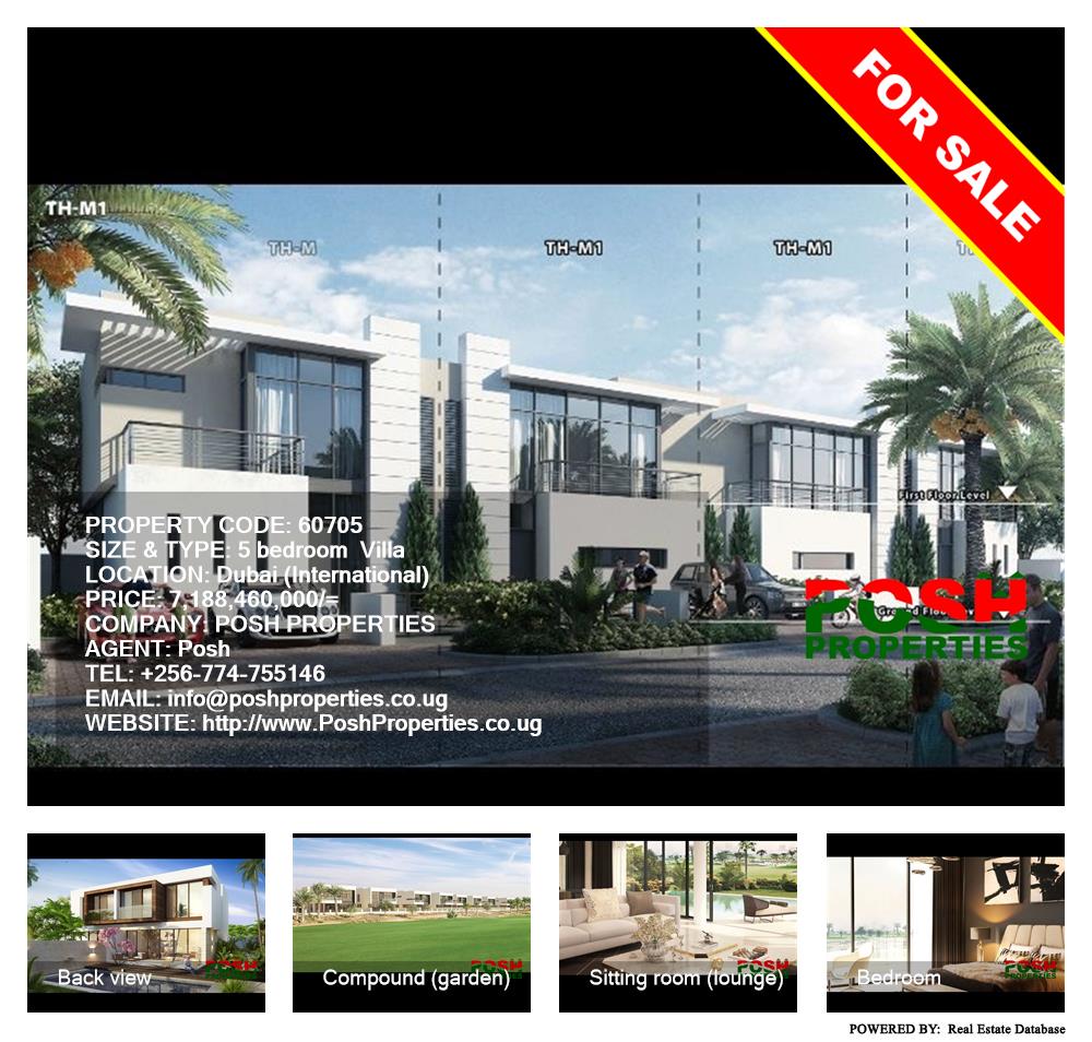 5 bedroom Villa  for sale in Dubai International Uganda, code: 60705