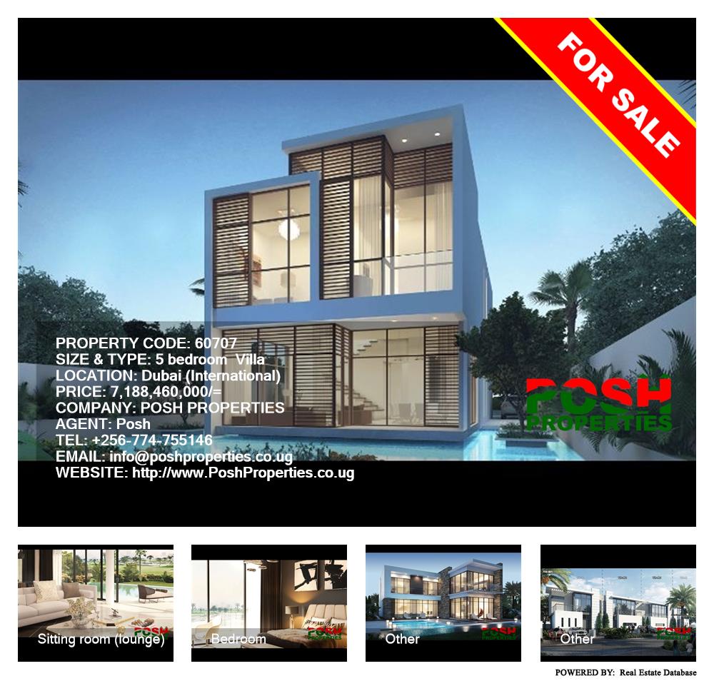 5 bedroom Villa  for sale in Dubai International Uganda, code: 60707
