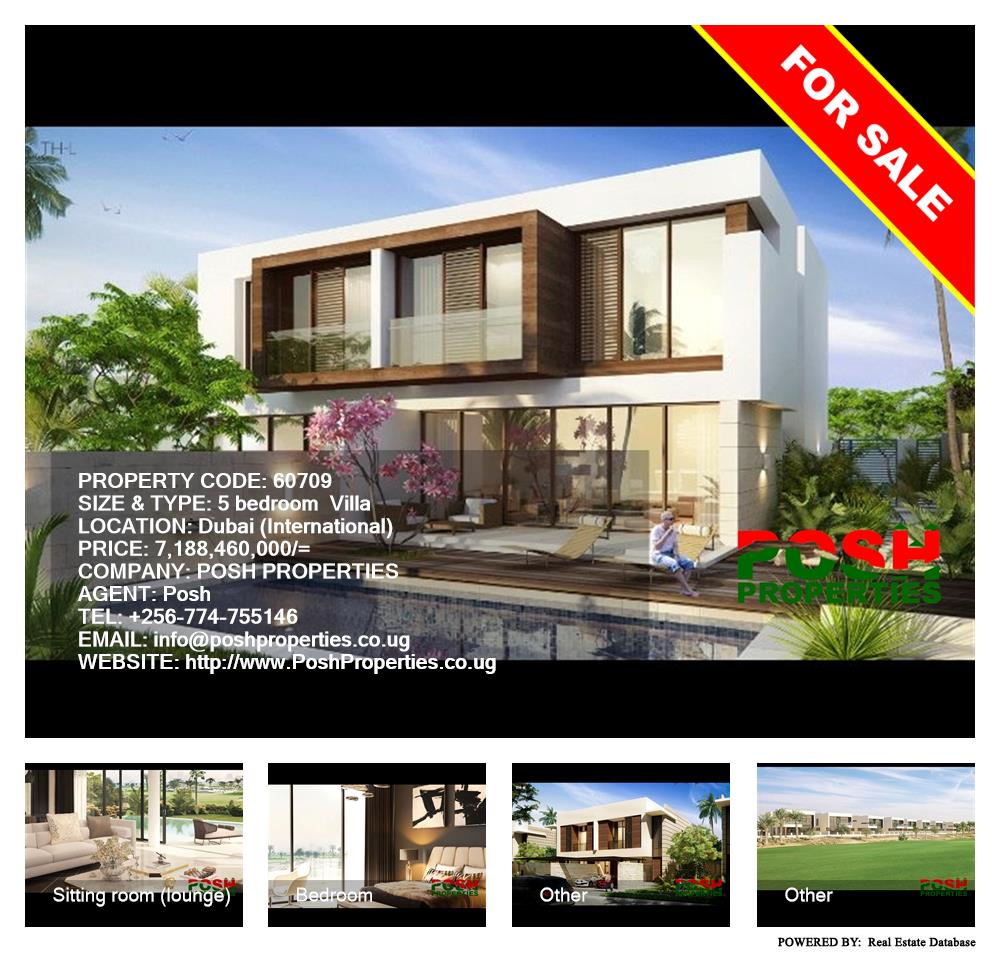 5 bedroom Villa  for sale in Dubai International Uganda, code: 60709