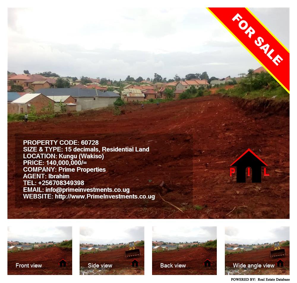 Residential Land  for sale in Kungu Wakiso Uganda, code: 60728