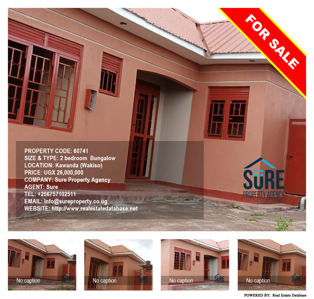 2 bedroom Bungalow  for sale in Kawanda Wakiso Uganda, code: 60741