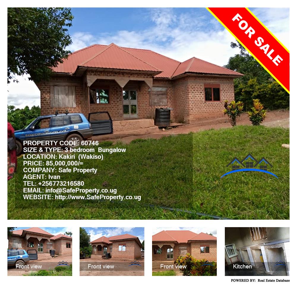 3 bedroom Bungalow  for sale in Kakiri Wakiso Uganda, code: 60746