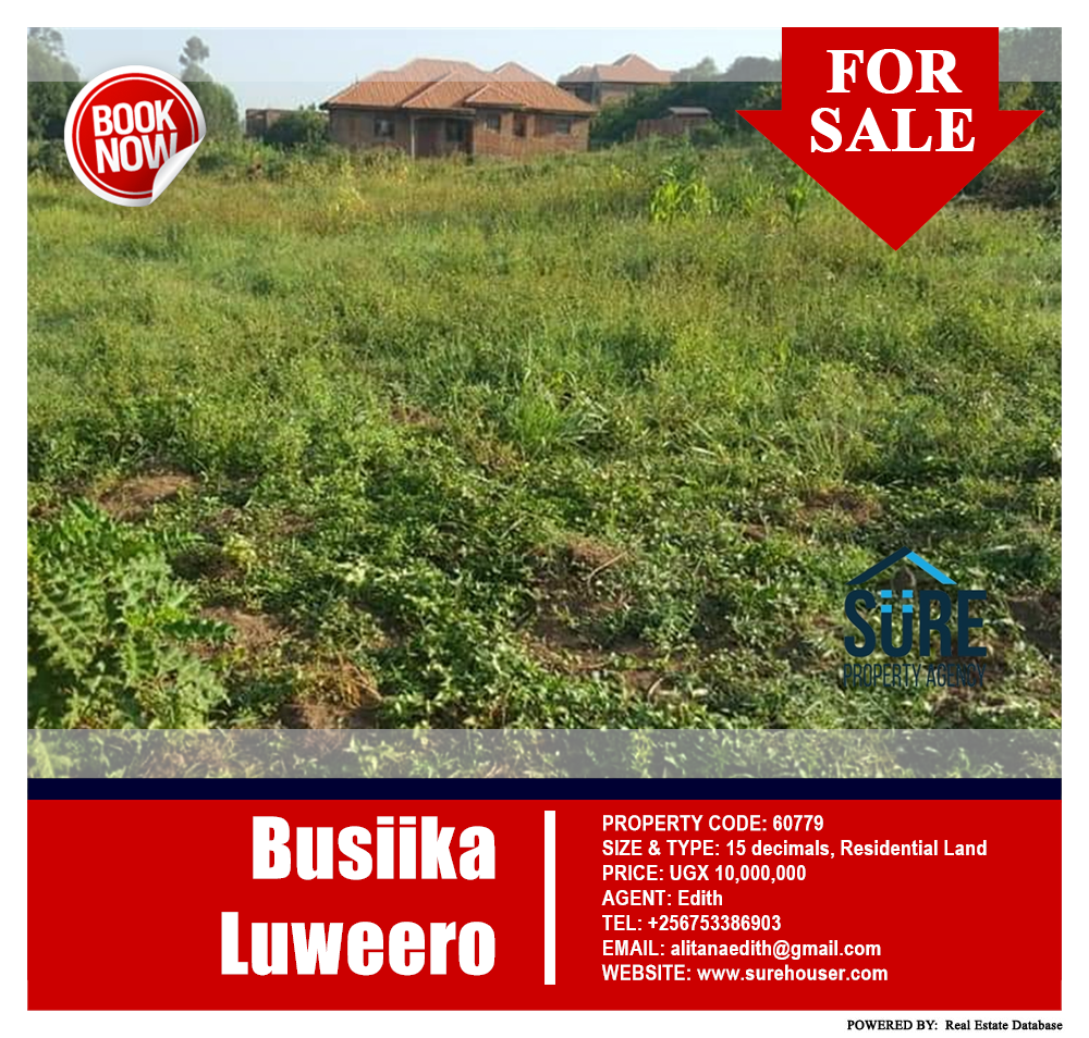Residential Land  for sale in Busiika Luwero Uganda, code: 60779
