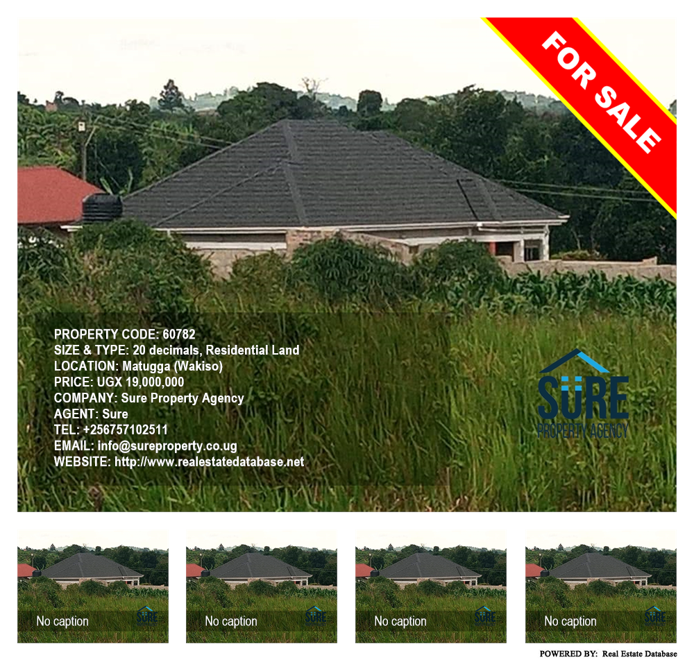 Residential Land  for sale in Matugga Wakiso Uganda, code: 60782