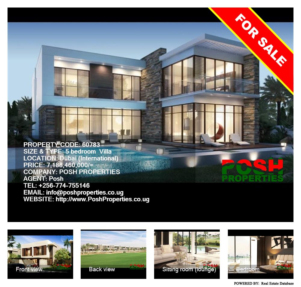 5 bedroom Villa  for sale in Dubai International Uganda, code: 60783