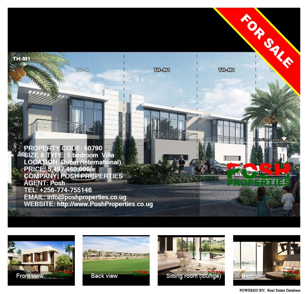 5 bedroom Villa  for sale in Dubai International Uganda, code: 60790