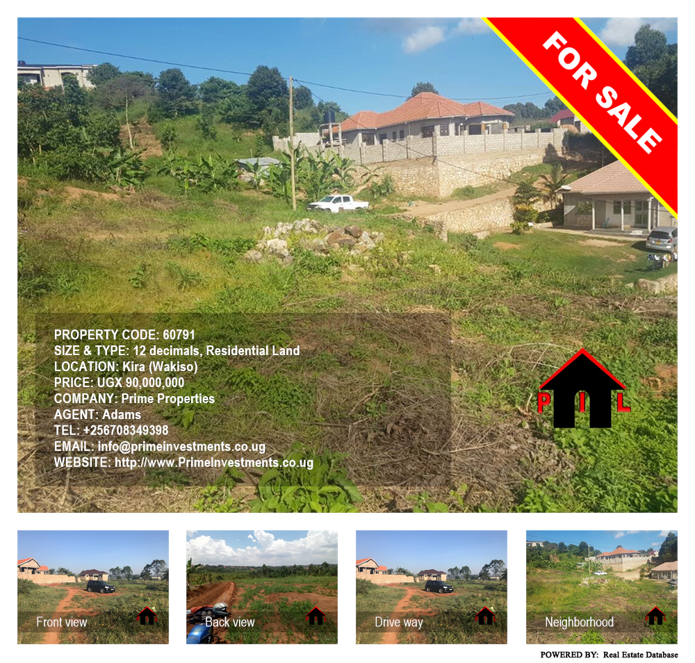 Residential Land  for sale in Kira Wakiso Uganda, code: 60791