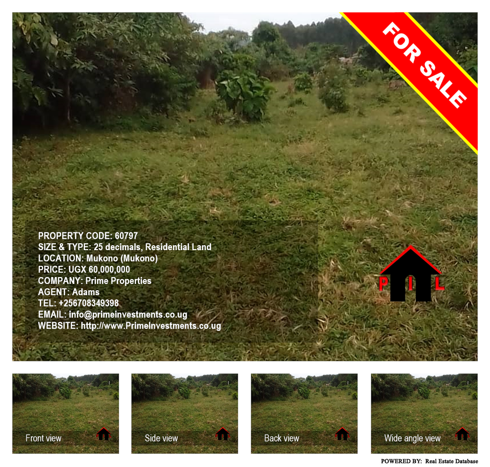 Residential Land  for sale in Mukono Mukono Uganda, code: 60797