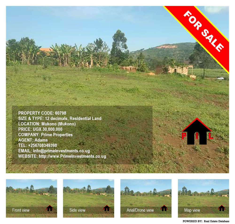 Residential Land  for sale in Mukono Mukono Uganda, code: 60798