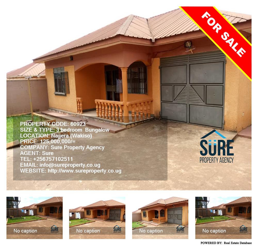 3 bedroom Bungalow  for sale in Najjera Wakiso Uganda, code: 60923