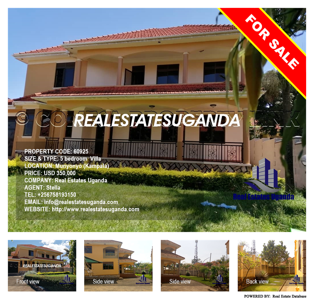 5 bedroom Villa  for sale in Munyonyo Kampala Uganda, code: 60925