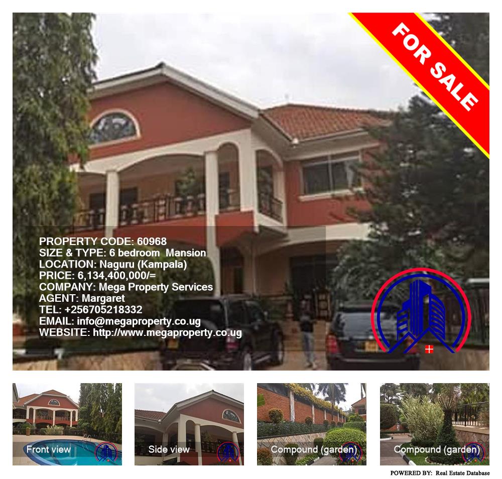 6 bedroom Mansion  for sale in Naguru Kampala Uganda, code: 60968