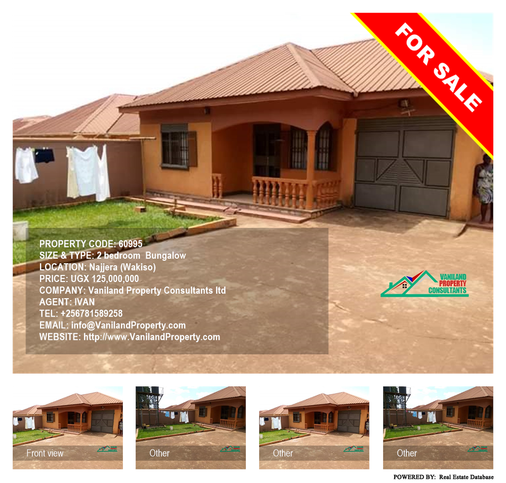 2 bedroom Bungalow  for sale in Najjera Wakiso Uganda, code: 60995