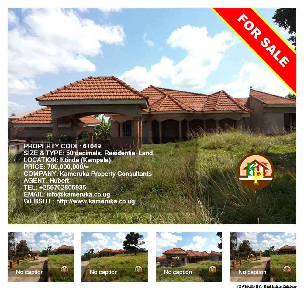 Residential Land  for sale in Ntinda Kampala Uganda, code: 61049