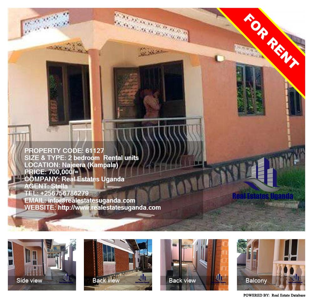 2 bedroom Semi Detached  for rent in Najjera Kampala Uganda, code: 61127