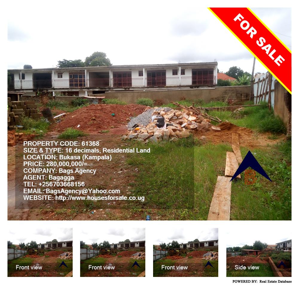 Residential Land  for sale in Bukasa Kampala Uganda, code: 61368