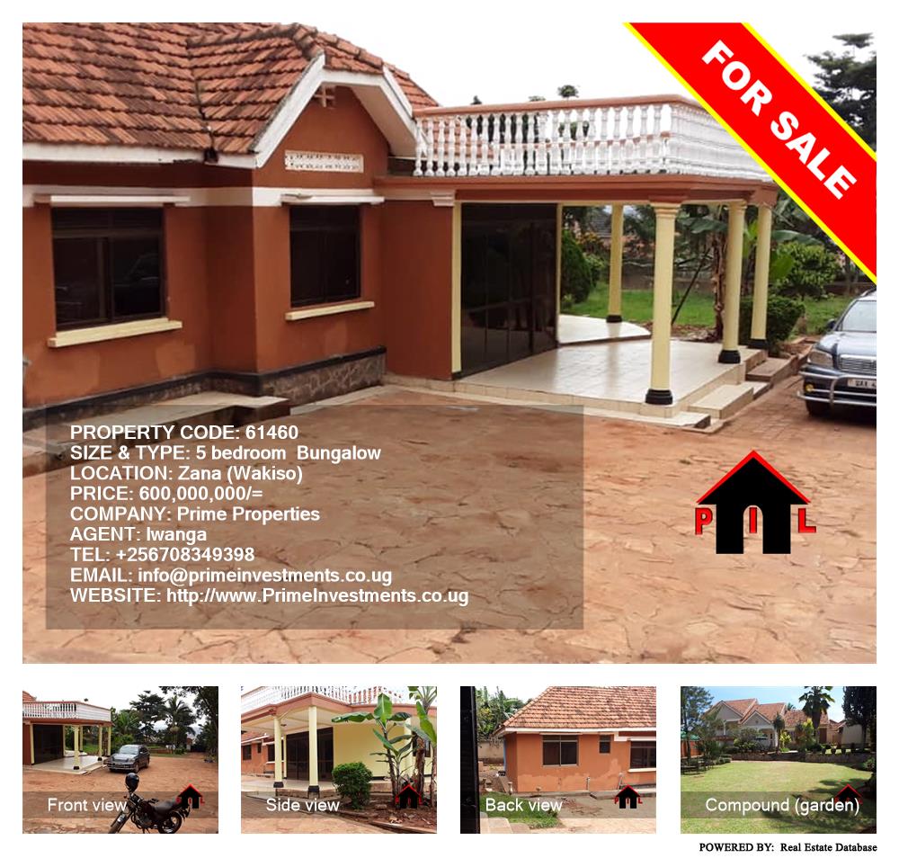 5 bedroom Bungalow  for sale in Zana Wakiso Uganda, code: 61460
