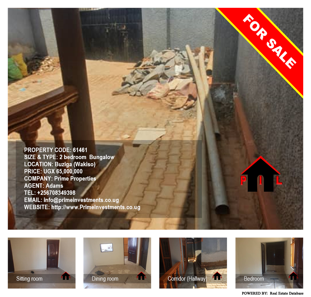 2 bedroom Bungalow  for sale in Buziga Wakiso Uganda, code: 61461