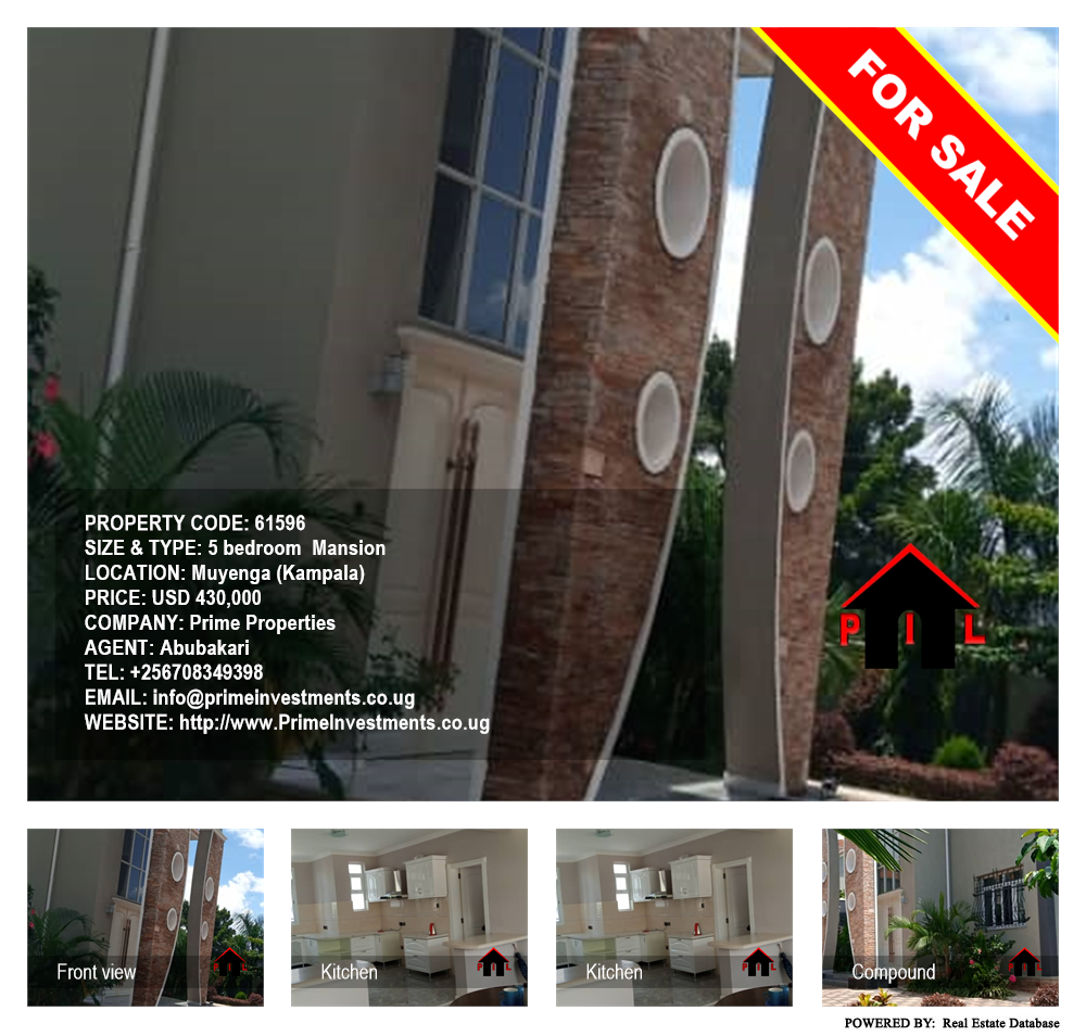 5 bedroom Mansion  for sale in Muyenga Kampala Uganda, code: 61596