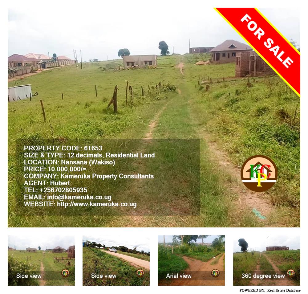 Residential Land  for sale in Nansana Wakiso Uganda, code: 61653