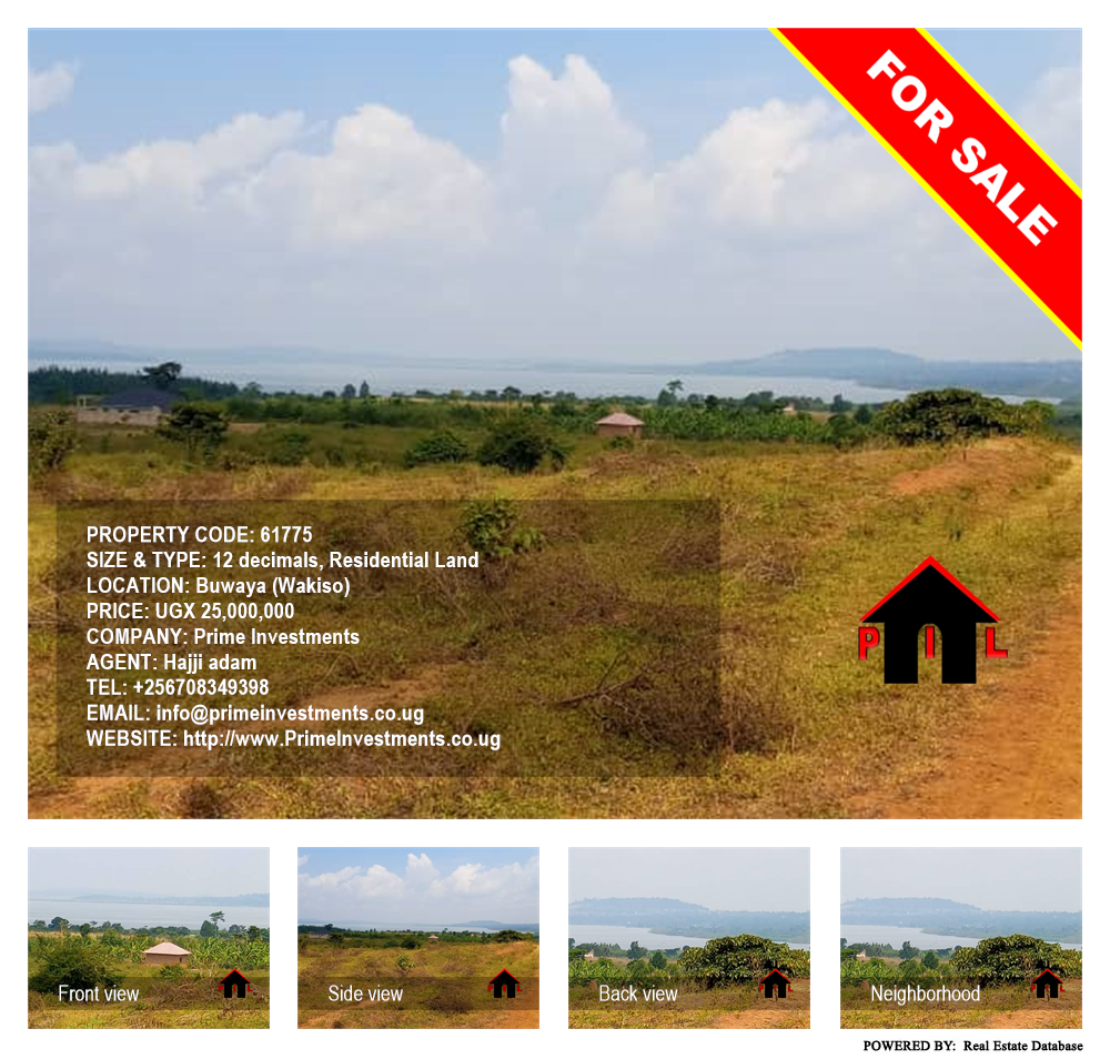 Residential Land  for sale in Buwaya Wakiso Uganda, code: 61775