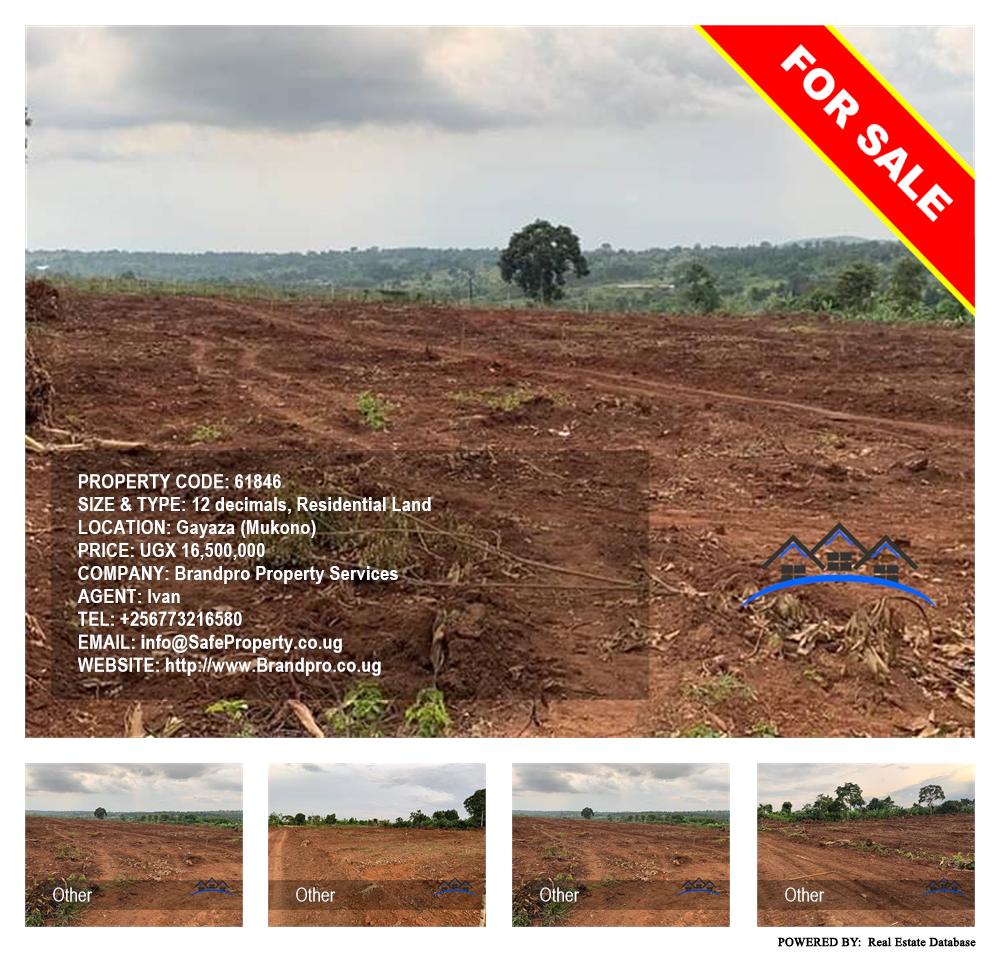 Residential Land  for sale in Gayaza Mukono Uganda, code: 61846