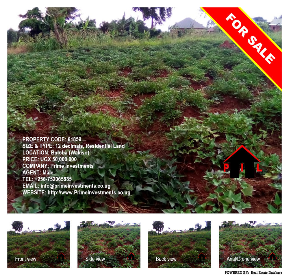 Residential Land  for sale in Buloba Wakiso Uganda, code: 61859