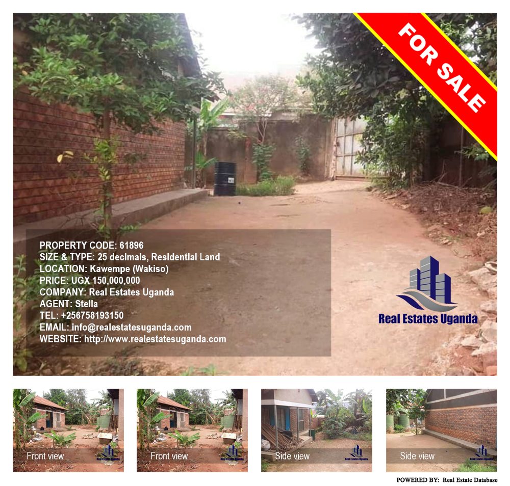 Residential Land  for sale in Kawempe Wakiso Uganda, code: 61896
