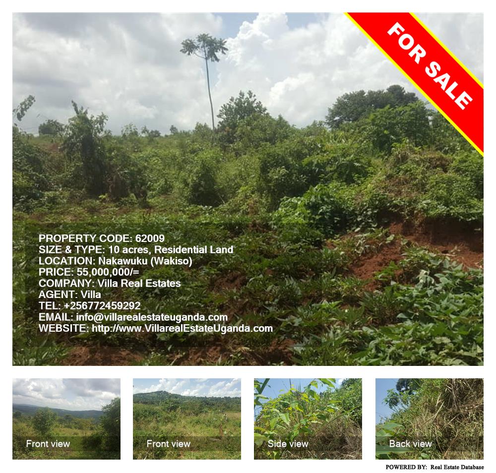 Residential Land  for sale in Nakawuku Wakiso Uganda, code: 62009
