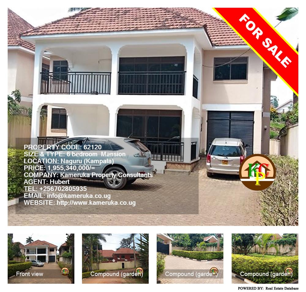 6 bedroom Mansion  for sale in Naguru Kampala Uganda, code: 62120