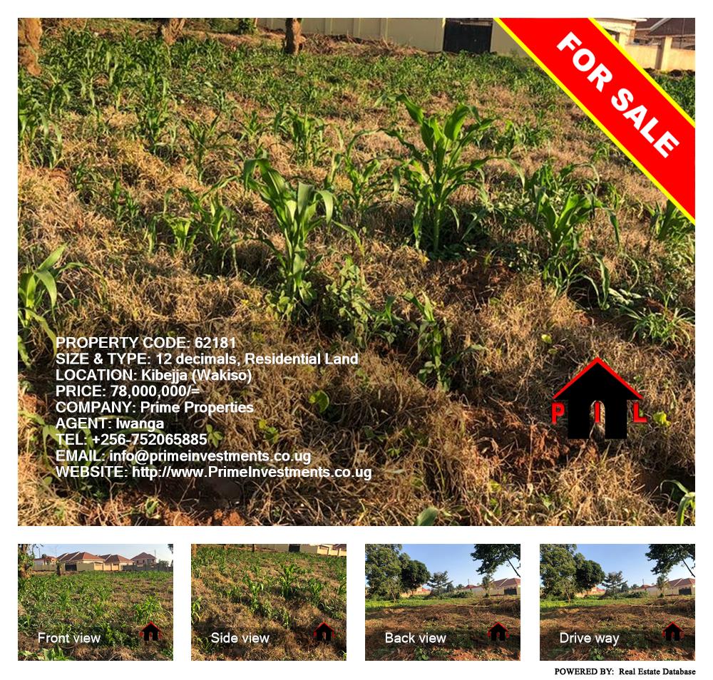 Residential Land  for sale in Kimbejja Wakiso Uganda, code: 62181