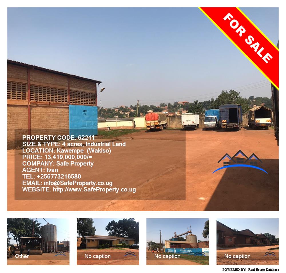 Industrial Land  for sale in Kawempe Wakiso Uganda, code: 62211