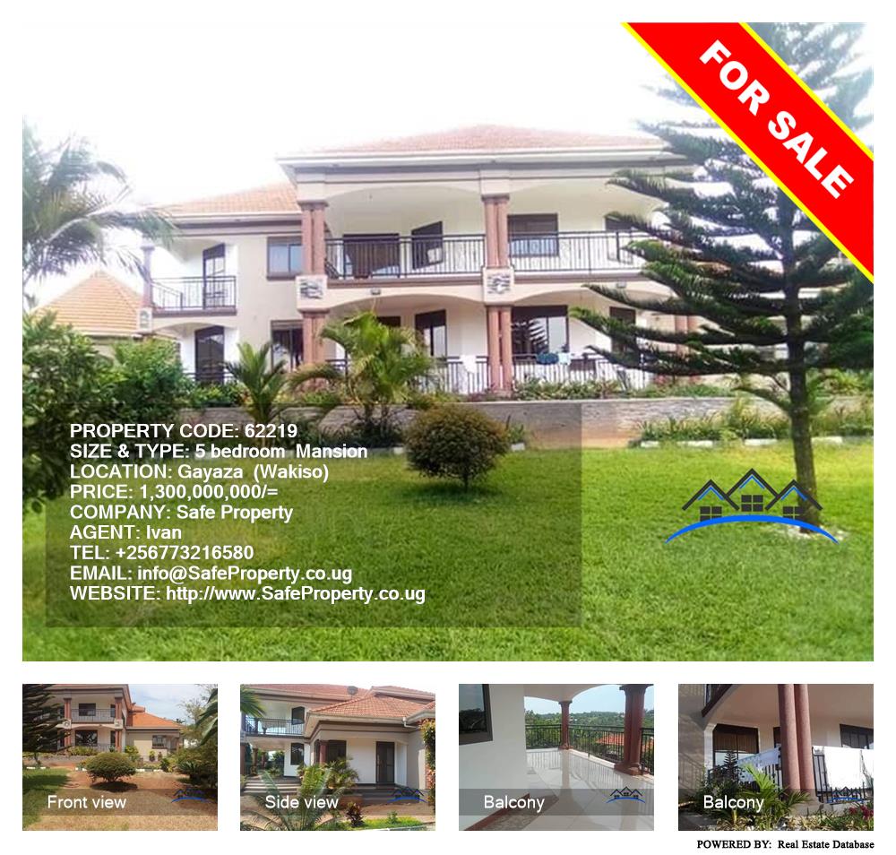 5 bedroom Mansion  for sale in Gayaza Wakiso Uganda, code: 62219