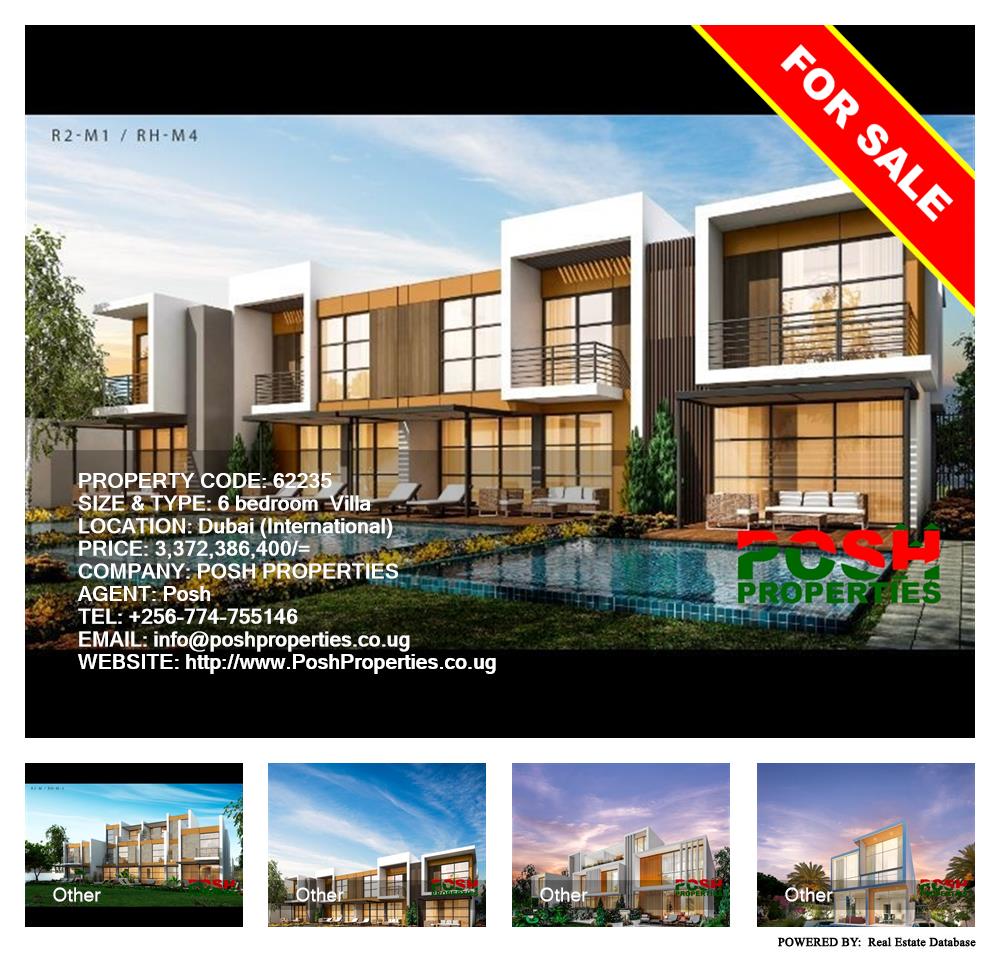 6 bedroom Villa  for sale in Dubai International Uganda, code: 62235