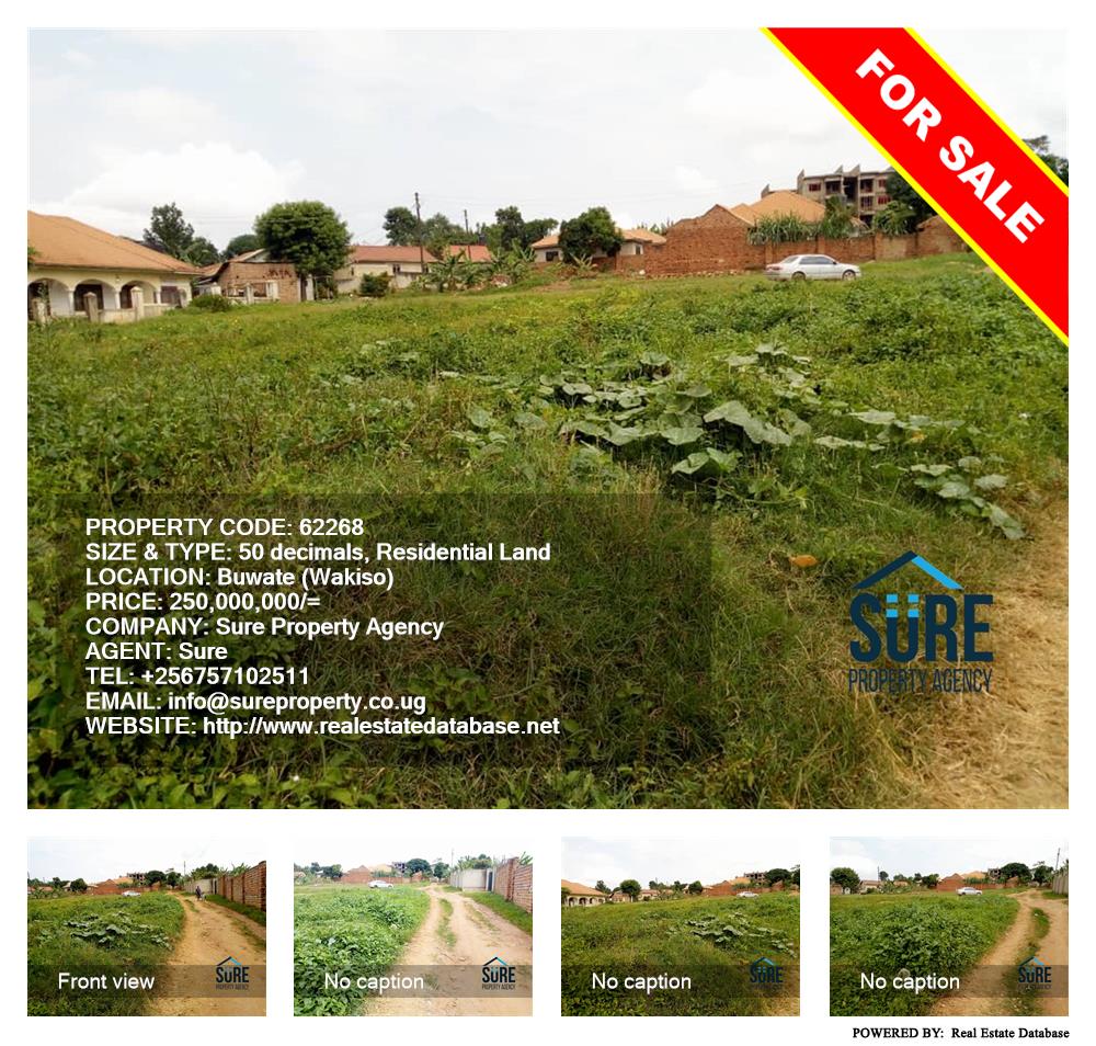 Residential Land  for sale in Buwaate Wakiso Uganda, code: 62268