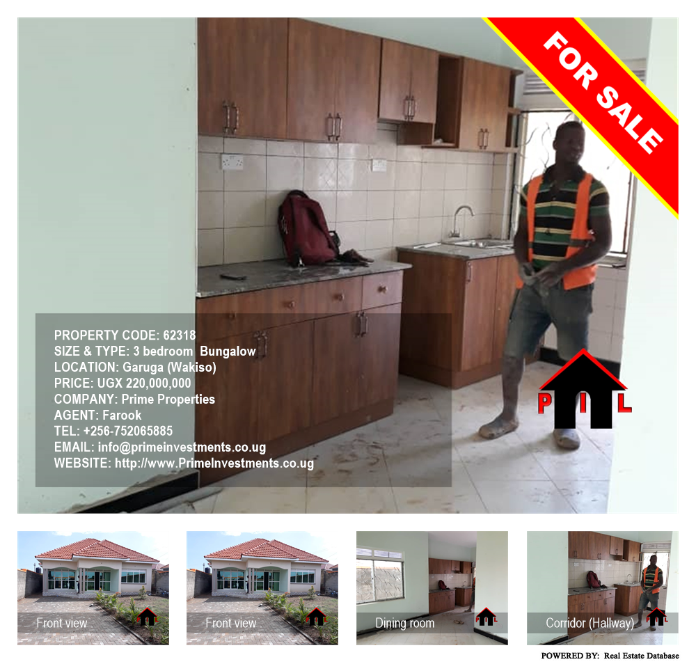 3 bedroom Bungalow  for sale in Garuga Wakiso Uganda, code: 62318