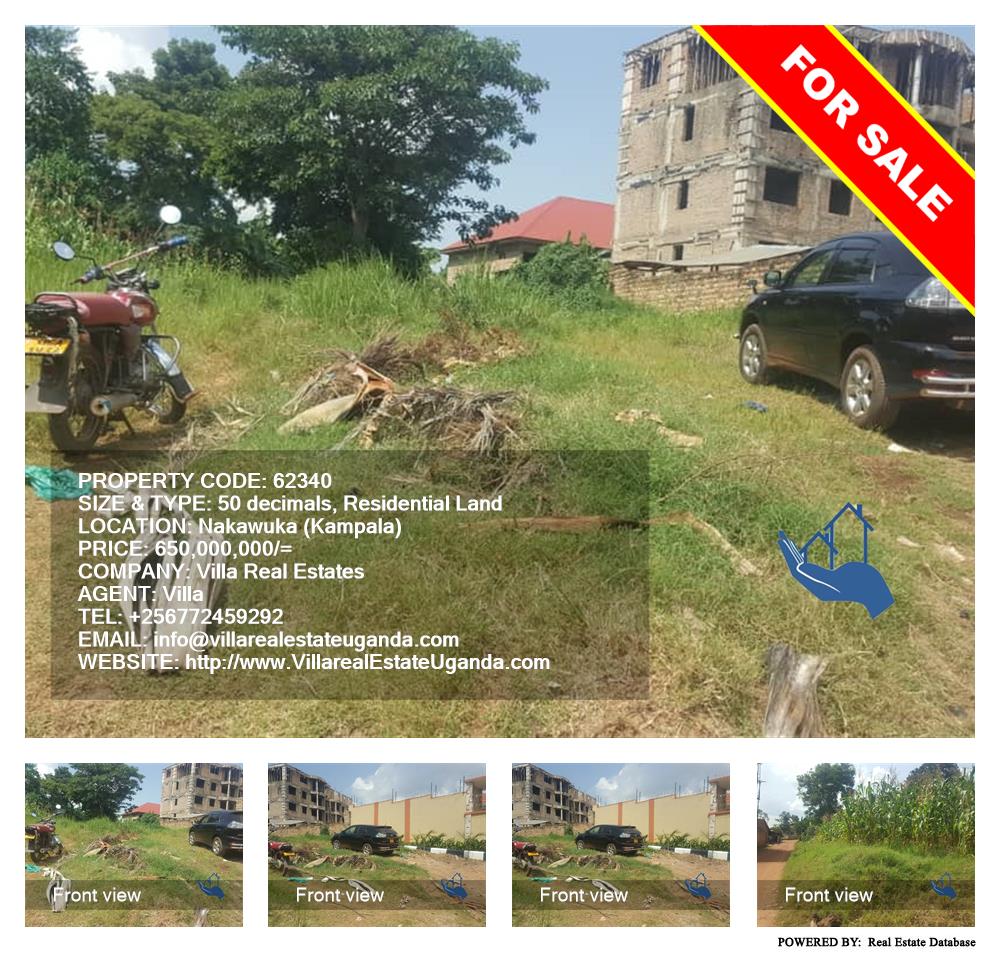 Residential Land  for sale in Nakawuka Kampala Uganda, code: 62340