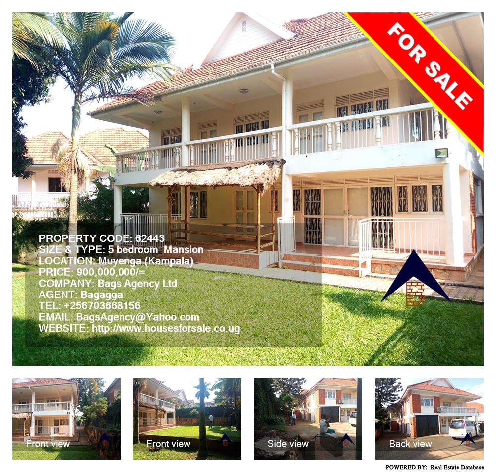 5 bedroom Mansion  for sale in Muyenga Kampala Uganda, code: 62443