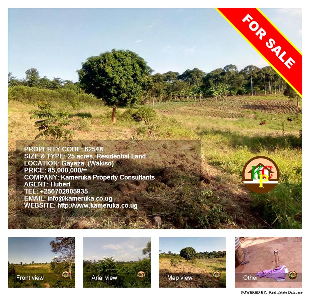 Residential Land  for sale in Gayaza Wakiso Uganda, code: 62548