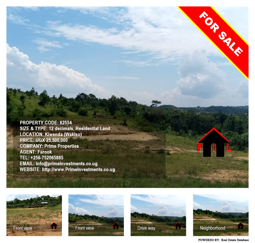 Residential Land  for sale in Kiwenda Wakiso Uganda, code: 62554