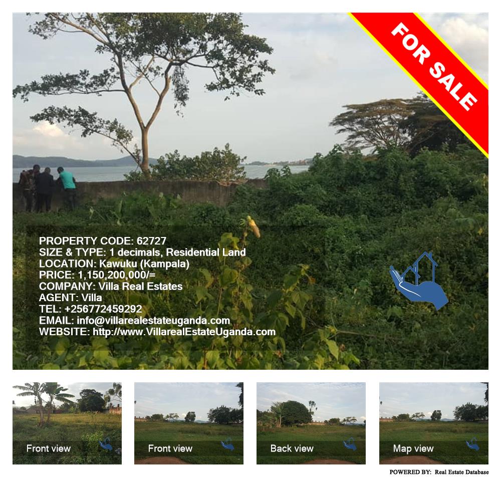 Residential Land  for sale in Kawuku Kampala Uganda, code: 62727