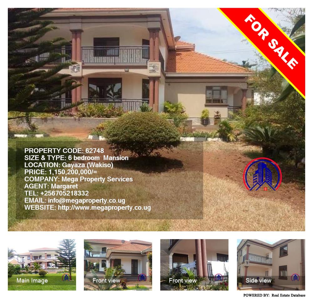 6 bedroom Mansion  for sale in Gayaza Wakiso Uganda, code: 62748