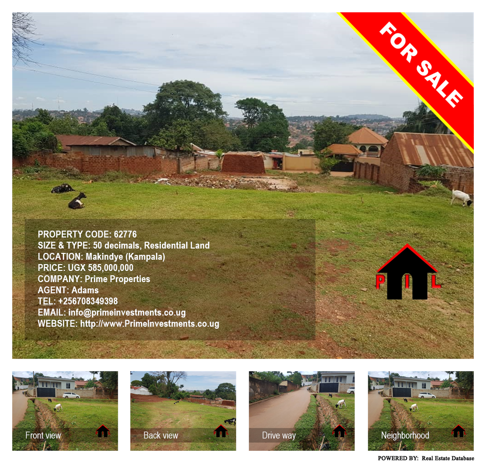 Residential Land  for sale in Makindye Kampala Uganda, code: 62776