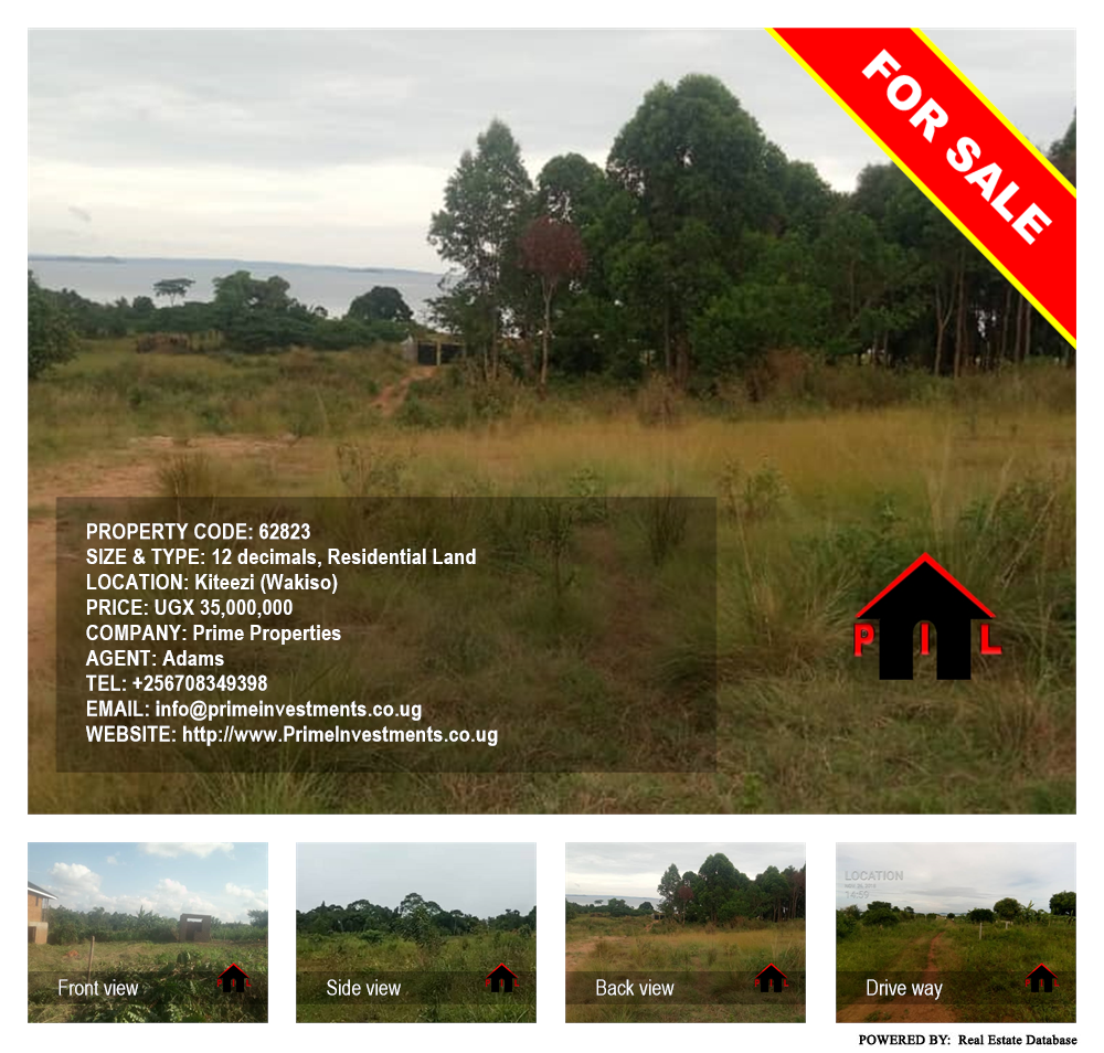 Residential Land  for sale in Kiteezi Wakiso Uganda, code: 62823